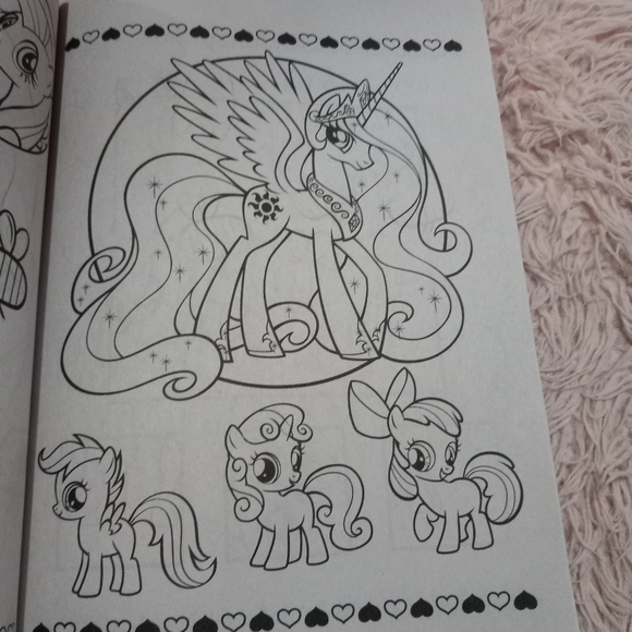 FREE W PURCHASE! Coloring books! My Little Pony and Carebears - Picture 13 of 16